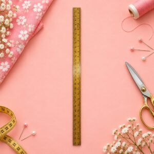 Wooden Tailor's Straight Ruler, 60 cm / 24 inch
