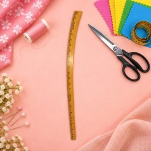 Wooden Hip Curve Ruler for Tailoring, 60 cm / 24 inch