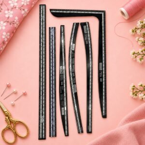 Khyati Designer's Tailoring Drafting Set, 6 Pieces